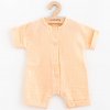 Dojčenský letný mušelínový overal New Baby Leny peach, 80 (9-12m) - 55744