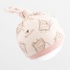 Dojčenská bavlnená čiapočka New Baby Biscuits ružová, 56/62 - 55619