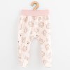 Dojčenské bavlnené polodupačky New Baby Biscuits ružová, 80 (9-12m) - 55686