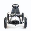 Detská šliapacia motokára Go-kart Baby Mix Buggy biela - 55293