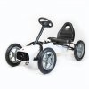 Detská šliapacia motokára Go-kart Baby Mix Buggy biela - 55293