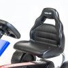 Detská šliapacia motokára Go-kart Baby Mix Speedy modrá - 55304