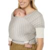 ERGOBABY | ŠÁTEK/Aura Sustainably Sourced Knit Baby Wrap - Grey Stripes