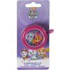 Detský zvonček na bicykel Paw Patrol ružový, Univerzálna - 56112