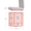 ubbi obedovy bento box blush pink