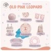 Nafukovacie koleso Old Pink Leopard 90 cm