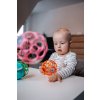 OBALL Hračka Oball RATTLE 10 cm dark pink 0m+AQUAINT 100% ekologická čistiaca voda 50 ml