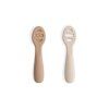 First Feeding Baby Spoons 2Pack NaturalShifting Sand p