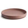 Cloudy Mauve Silicone Plate Side p