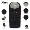 PETITE&MARS Set zimný fusak Jibot 3v1 + rukavice na kočík Jasie Quiet Grey