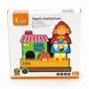 Drevené magnetické puzzle kocky Viga Červená Čiapočka - 48946