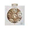 Cinnamon Charm Frigg Pacifier Set 6 Pack Rubber Size 2 new p
