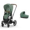 cybex priam set 2v1 CHROMBROWN leafgreen