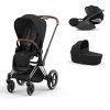 cybex priam set 3v1 CHROMBROWN sepia black