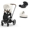 cybex priam set 3v1 CHROMBROWN offwhite