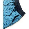 9957 6 softshellove nohavice dots blue