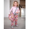 softshellové nohavice Pinkie Flowers Varianta / veľkosť: 86-92
