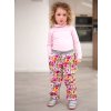 softshellové nohavice Pinkie Flowers Varianta / veľkosť: 86-92