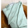 letná deka Pinkie Muslin Mint