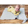 10941 7 letna deka muslin flower grey