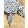 letná deka Pinkie Muslin Grey Heart