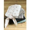 letná deka Pinkie Muslin Grey Heart