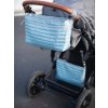 PINKIE organizér Ocean Blue s vreckom vpredu-L