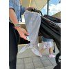 11826 6 set muslin flower grey