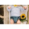 SOPHIE LA GIRAFE: DETSKÝ RAGLANOVÝ SVETRÍK, FARBA: BABY BLUE