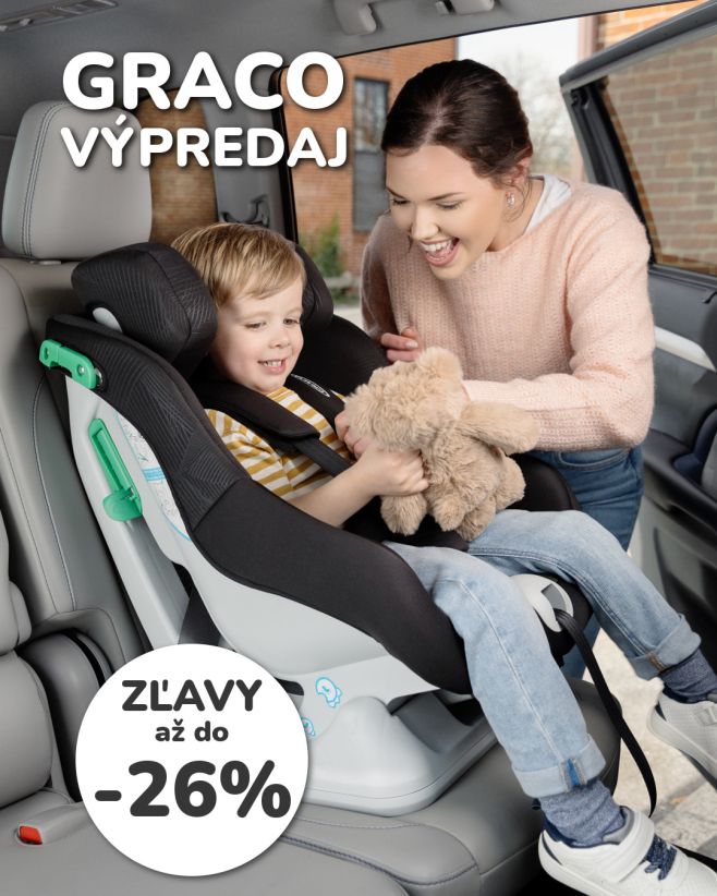 Veľký výpredaj Graco! Ušetrite až do 💥 26% 💥 na obľúbených produktoch Graco. Od kočíkov a autosedačiek až po praktické...
