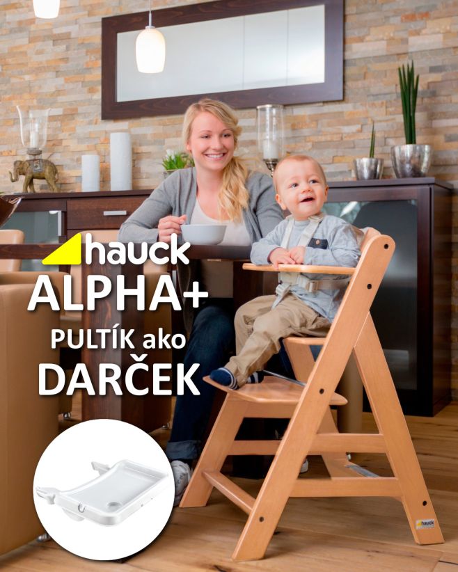 🪑 Skvelá akcia od Hauck! Len do 1.3.2026 ku stoličke Hauck Alpha+ získate pultík v hodnote 💥 79€ 💥 úplne ZADARMO! 🙌...
