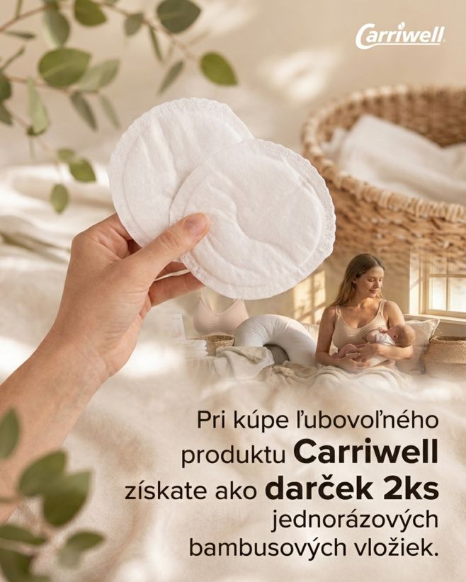 Malý darček, ktorý poteší každú mamičku 🤍 Pri kúpe ľubovoľného produktu Carriwell od nás získate 2 ks jednorazových...