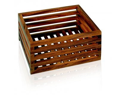 Dřevěný úložný box z akátového dřeva ACACIA