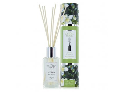 Difuzér THE SCENTED HOME - JASMINE & TUBEROSE (jasmín a tuberóza), 150 ml