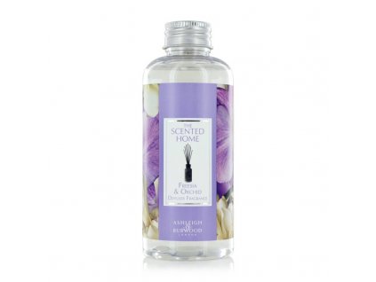 Náhradní náplň do difuzéru THE SCENTED HOME - FREESIA & ORCHID (frézie a orchidej), 150 ml