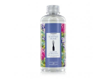 Náhradní náplň do difuzéru THE SCENTED HOME - LAVENDER & BERGAMOT (levandule a bergamot), 150 ml