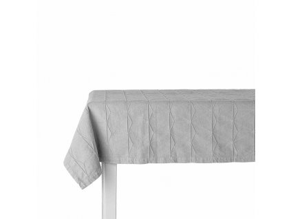 Bavlněný ubrus AVIA, šedý, 140 x 280 cm