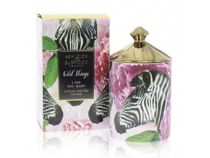 Velká vonná svíčka WILD THINGS -  PEONY (pivoňka) 750 g, I ZEE YOU BABY