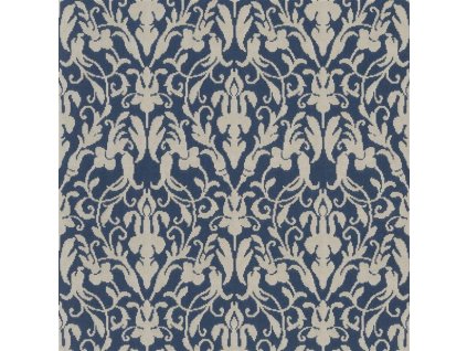 Tapeta SPEAK EASY DAMASK - INDIGO, kolekce SIGNATURE LOFT PAPERS