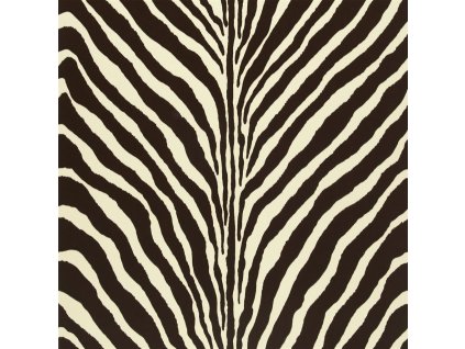 Tapeta BARTLETT ZEBRA - CHOCOLATE, kolekce SIGNATURE PENTHOUSE SUITE