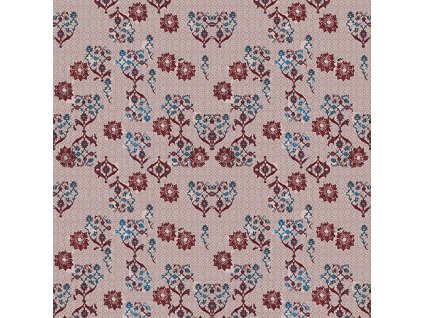 Tapeta BLUE TILES OLD PINK, kolekce NINA FAHRRE