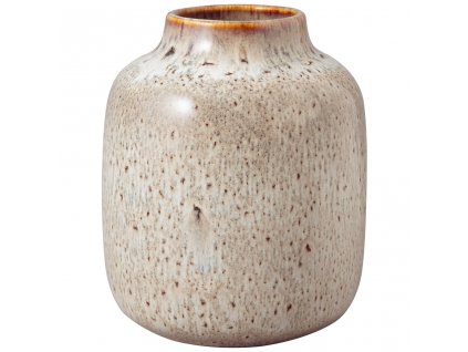 Malá béžová váza z kolekce LAVE HOME