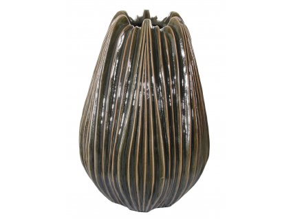 Keramická váza hnědá 32 x 44 cm