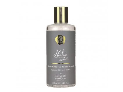 Náplň do difuzéru GREY CEDAR & SANDALWOOD (šedý cedar a santalové dřevo) THE HERITAGE COLLECTION, 300 ml