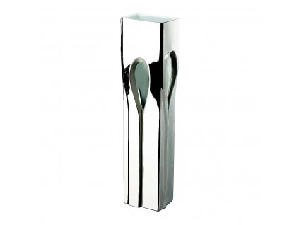 ROSENTHAL LAPP ZAHA HADID Váza platinová 45 cm +