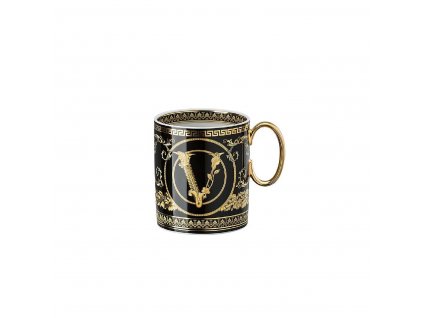 ROSENTHAL VERSACE VIRTUS GALA BLACK Hrnek s ouškem