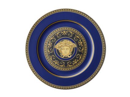 ROSENTHAL VERSACE MEDUSA BLUE Servírovací talíř 30 cm