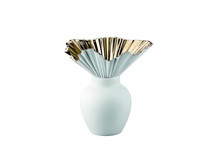 ROSENTHAL FALDA Váza bílo - zlatá 27 cm