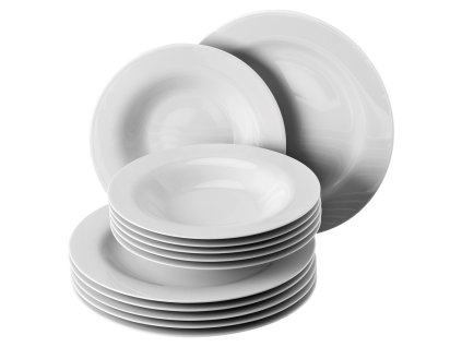 ROSENTHAL MOON WHITE Jídelní sada 12 ks
