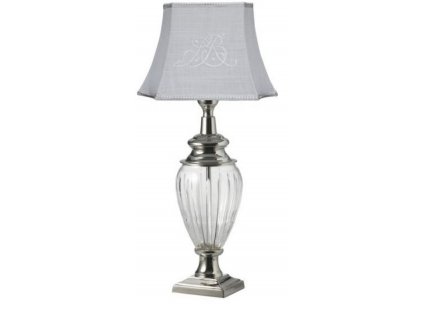 Stolní lampa DEANNA 50 cm, stříbrná